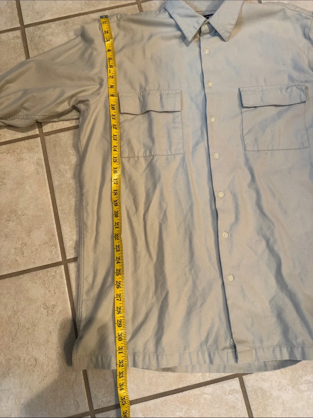 Cherokee Beige Button-Up Shirt Jacket